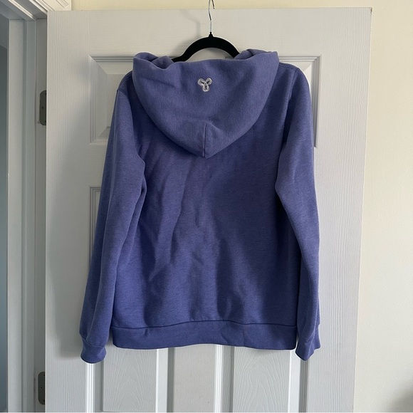 Size L Vintage TNA Purple Cozy Boyfriend Zip Up Hoodie - Picture 2 of 3